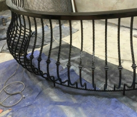 Lan can sắt mỹ nghệ