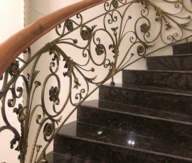 Mẫu cầu thang Sắt Mỹ thuật đẹp