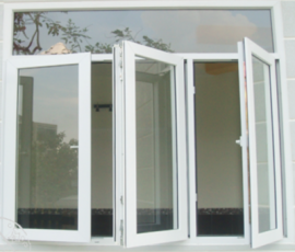 Cửa sổ 4 cánh mở quay