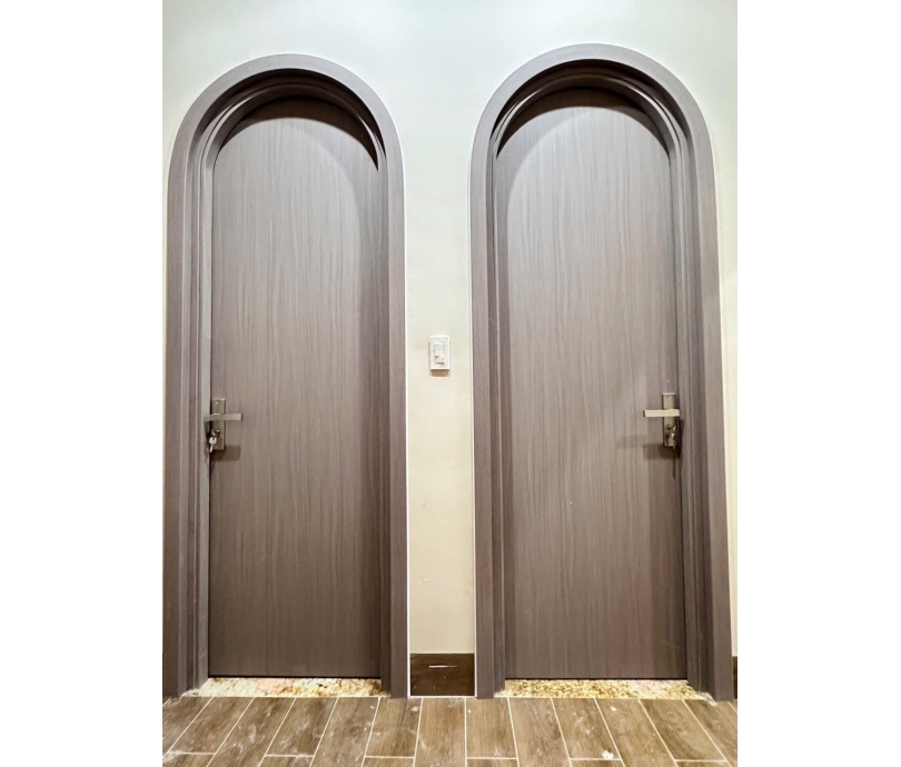 CỬA NHỰA COMPOSITE SUNGYU LÂM ĐỒNG - CỬA UỐN VÒM