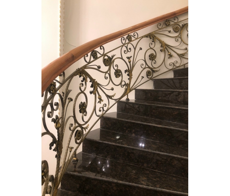 Mẫu cầu thang Sắt Mỹ thuật đẹp
