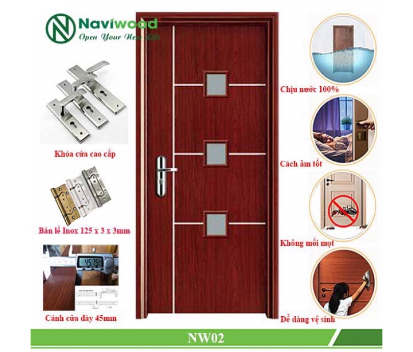 CỬA GỖ COMPOSITE NW02