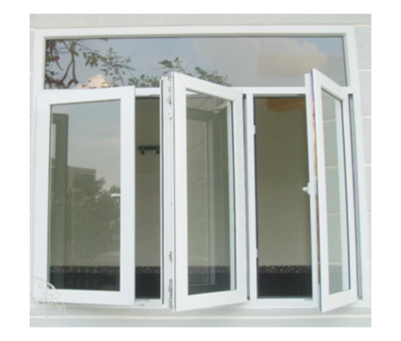 Cửa sổ 4 cánh mở quay